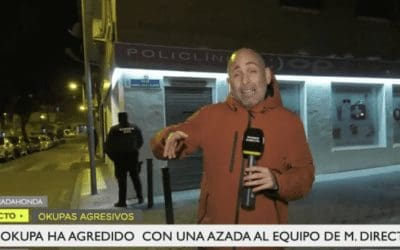 «Okupación» en Majadahonda: pisos «subarrendados» y agresión a periodistas de Telemadrid