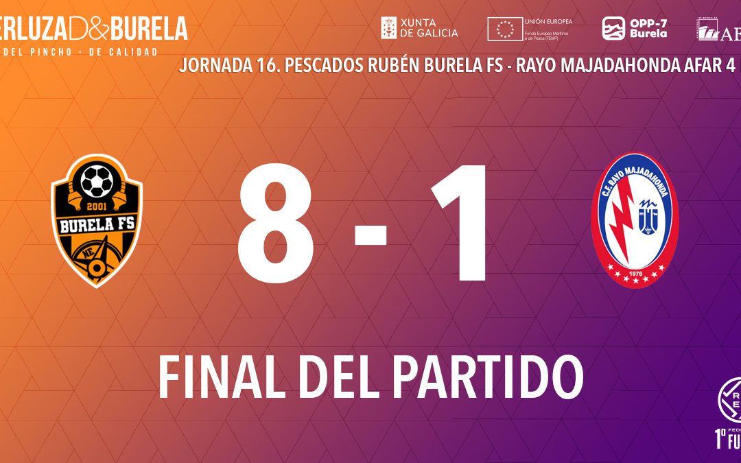 Fútbol Sala Femenino: Moni (Rayo Majadahonda) consigue el gol del honor ante un Burela intratable que disputará la Supercopa