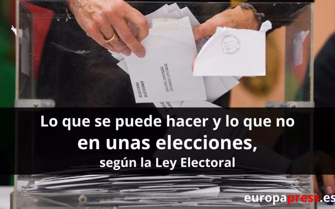 La Junta Electoral prohibe actos de inauguración y propaganda de las instituciones en la «campaña» electoral
