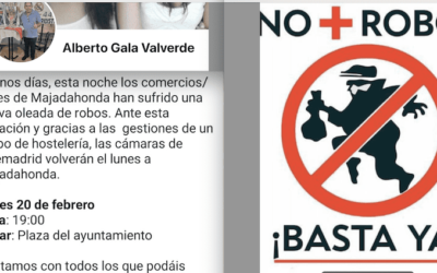 El Círculo de Empresarios y la protesta contra la inseguridad en Majadahonda: «con la boca pequeña» y la «manga ancha» por 500.000 € en subvenciones