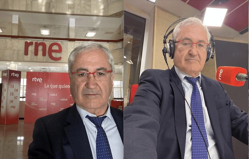 Félix Pedroche (Majadahonda), invitado en «Las Mañanas de RNE» para explicar como funcionan sus «cementerios ecológicos»