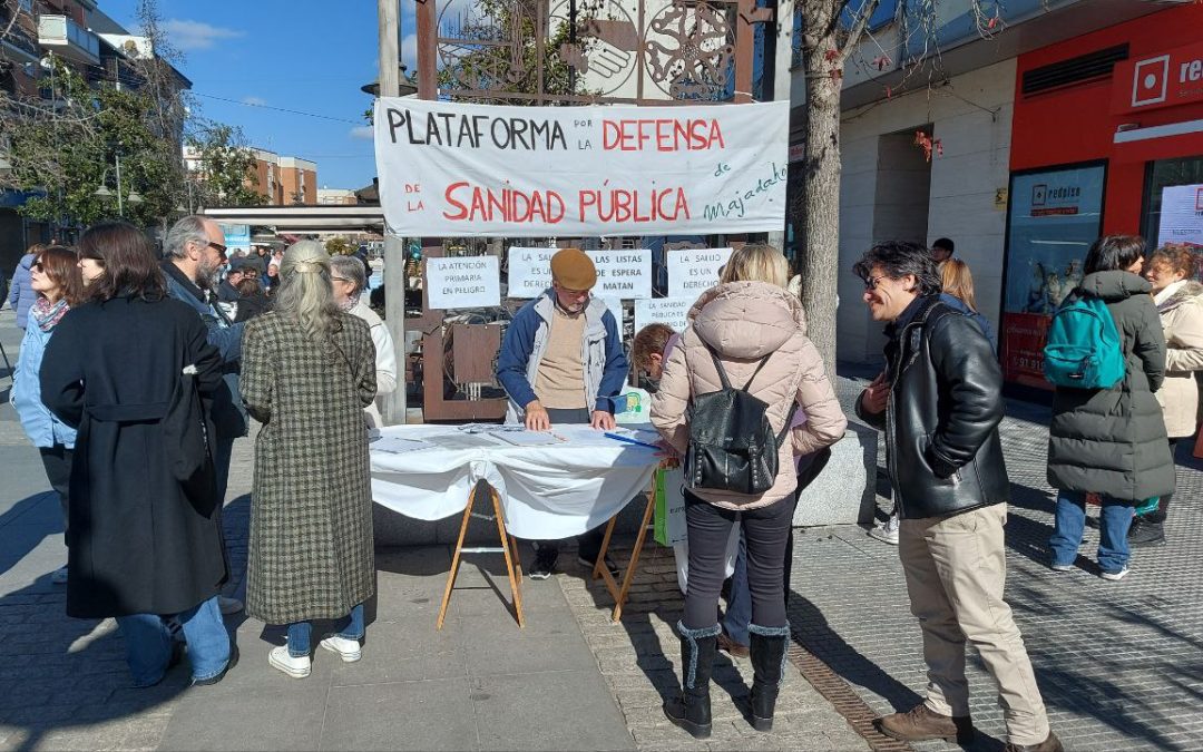 PSOE, Más Madrid y Podemos apoyaron la manifestación por la Sanidad Pública, el PP se opone y «Vecinos por Majadahonda» acude «sin banderas ni colores»