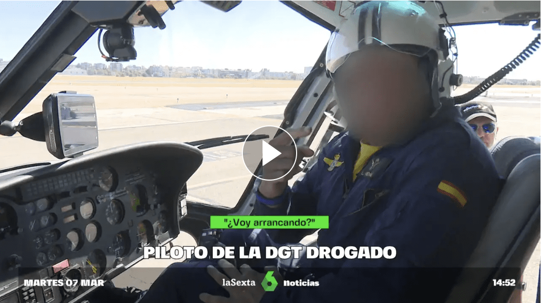 La prensa identifica al «piloto encocado» de la DGT que estrelló al helicóptero en Robledo: Luis Manuel Vidal «el bombero» de 60 años