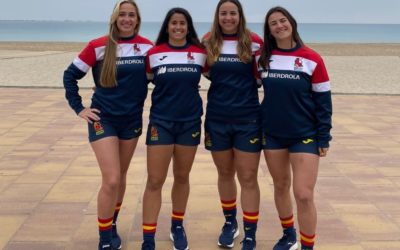 Rugby: Marta Estellés, Lucía Díaz, Vico Gorrotxategui y Claudia Pérez (CR Majadahonda), campeonas de Europa 2023 con España en un torneo «descafeinado»