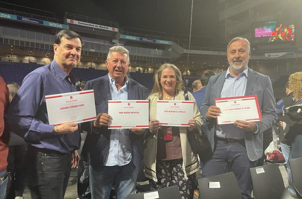 4 majariegas (Voley Playa) reciben los Premios Comunidad de Madrid: medallas para Majadahonda, Las Rozas y Pozuelo