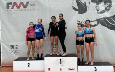 Voley Playa: CV Majadahonda (5) y GD Las Rozas (5) se llevan la mayor parte de los podiums en un Torneo «pasado por agua»