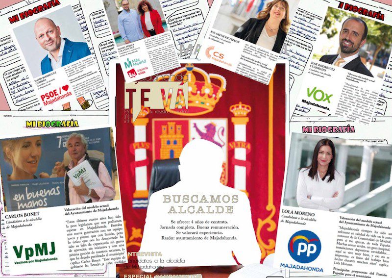 Las autobiografías que entregaron a la revista «Majadahonda Te Va» los 6 principales candidatos a la Alcaldía 