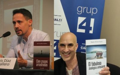 Ramón Alcaraz y José Luis Díaz Caballero, dos escritores en Majadahonda: de «Los hombres de Paco» a una alumna «Premio Planeta»