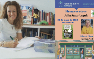 Escritores de Majadahonda en la Feria del Libro de Madrid: María Crespí, Ana Lena, Pepe Molina, Jorge Corrales y Julia Sáez