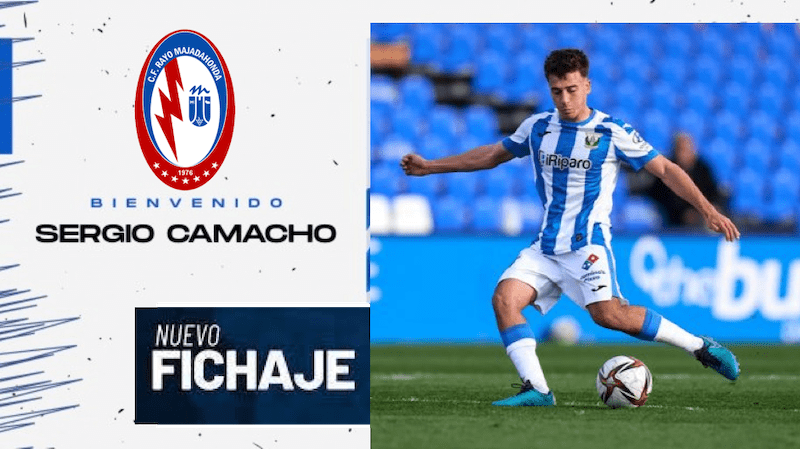 El lateral zurdo Camacho (Leganés), nuevo jugador del Rayo Majadahonda tras pasar por las canteras de Villarreal, Getafe y Real Madrid