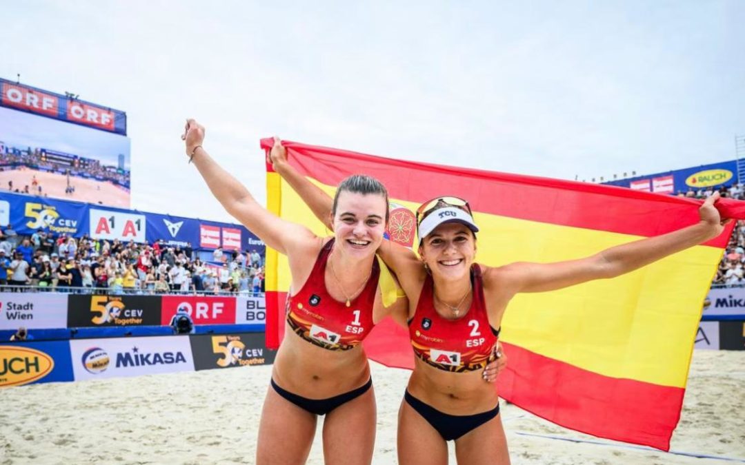 Voley Playa: Tania Moreno (Majadahonda) y Daniela Alvarez (Asturias) hacen historia en Austria y se proclaman subcampeonas de Europa 2023