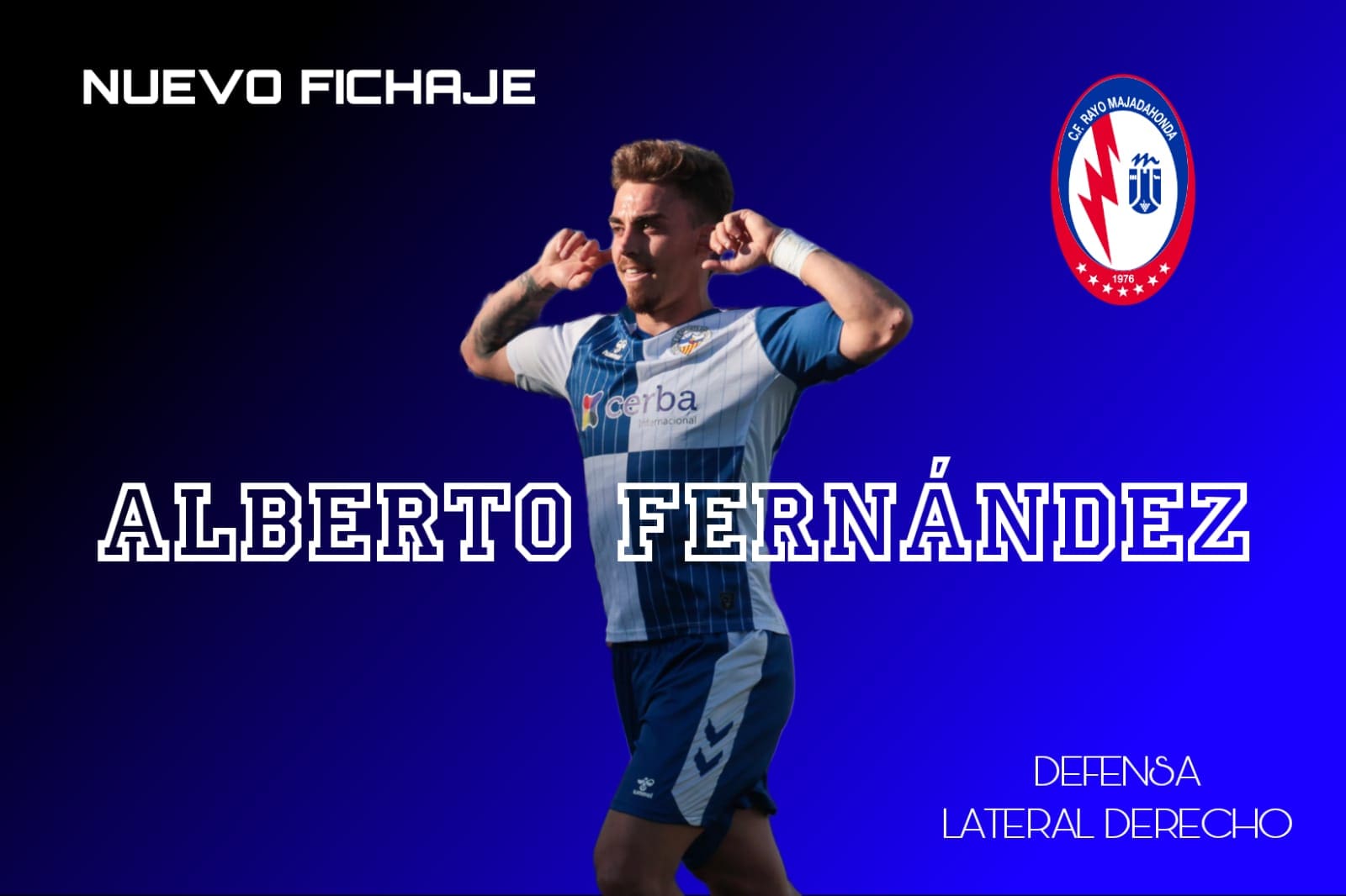 Alberto Fernández (Sabadell), nuevo fichaje del Rayo Majadahonda para la banda derecha formado en el Real Madrid-Castilla