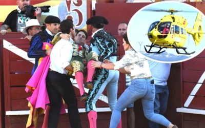 Aterriza en Majadahonda un helicóptero con un torero grave procedente de Cenicientos al sorprenderle el ocaso del sol