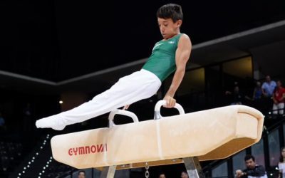 Asier Aparicio Zorrilla (Gimnasia), tricampeón de España de barras paralelas: «Entreno en Majadahonda 18 horas semanales»