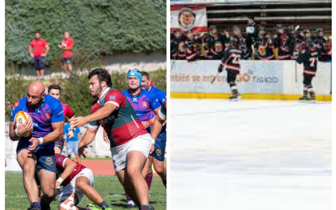 Deportes: «hachazo» del CR Majadahonda de rugby masculino en Almería y resultados desiguales en hockey sobre hielo