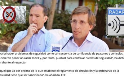 El concejal de Madrid, inflexible con las multas de El Plantío: “Aquel que vaya por encima de 30 Km/h tiene que ser sancionado”