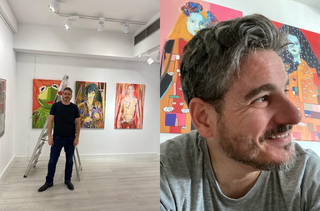 El pintor Santiago Esteban clausura este sábado su exposición en Majadahonda: «El cáncer pone las cosas en su sitio»