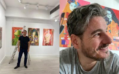 El pintor Santiago Esteban clausura este sábado su exposición en Majadahonda: «El cáncer pone las cosas en su sitio»