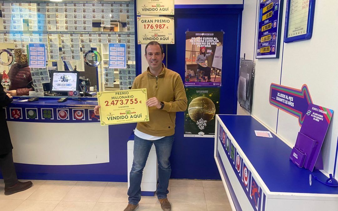 Un nuevo millonario en Majadahonda con 2,5 millones en la Bonoloto: repartida «consolación» de la Lotería de Navidad