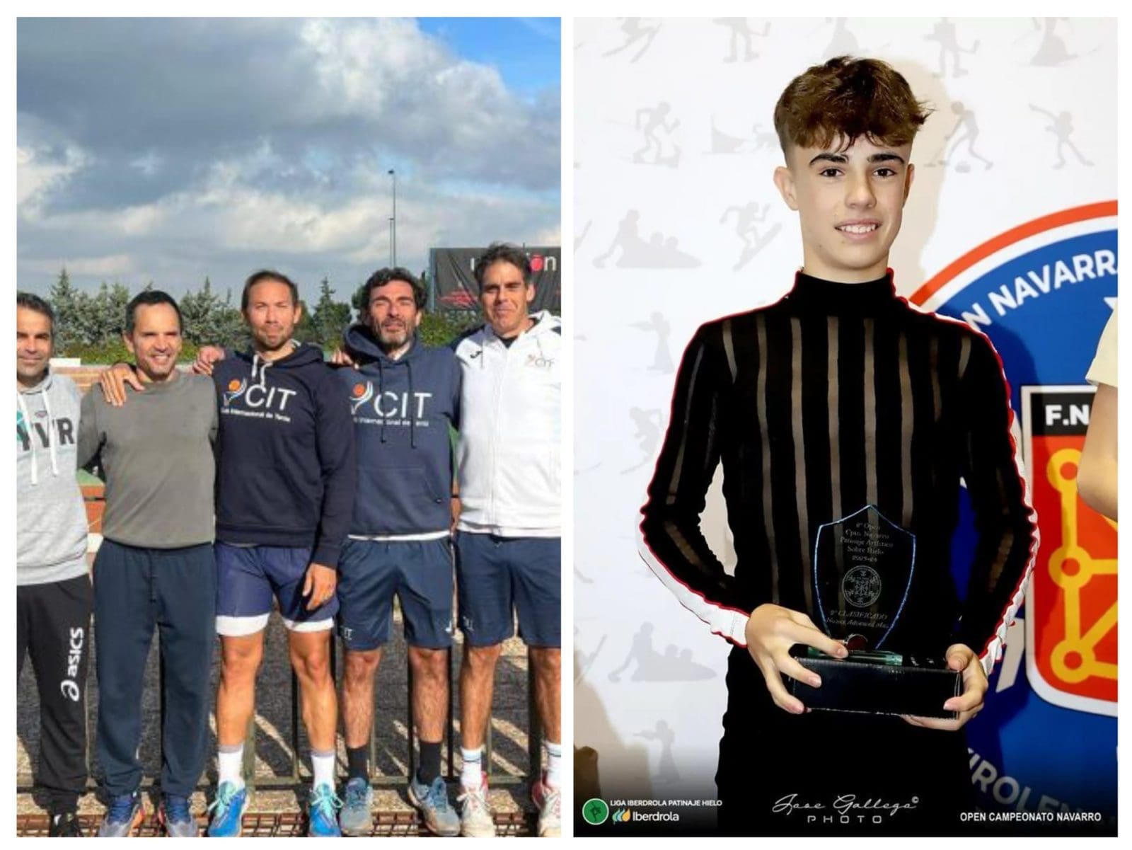 Protagonistas Deporte Majadahonda: CIT +35 (Tenis) y David Escribano (Patinaje Artístico La Nevera)