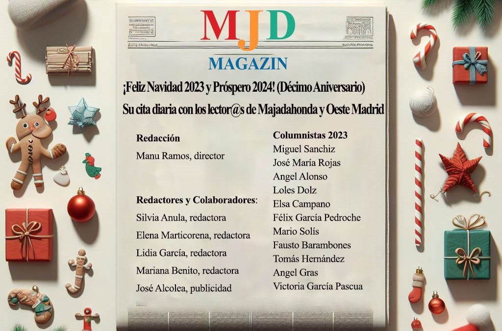 Las 35 «tarjetas de Navidad» de Majadahonda más originales: MJD Magazin felicita las Fiestas 2023 a sus lectores y anunciantes