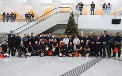 Los niños hospitalizados en Majadahonda Estela, Marco, Sofía, María y Claudia reciben una «visita sorpresa»