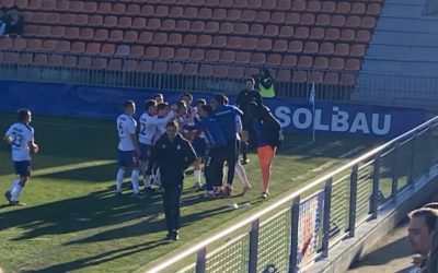 Un «Hermoso» gol salva al Rayo Majadahonda ante la SD Logroñés (1-0) y lo pone a 2 puntos de la salvación