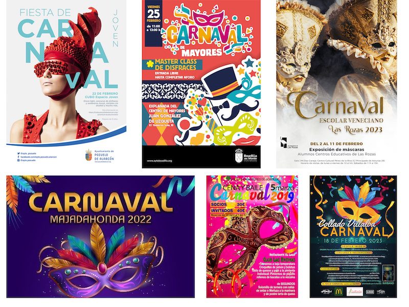 Programación del Carnaval en Majadahonda, Boadilla y Pozuelo 2024 este sábado y domingo con disfraces, baile y «Entierro de la Sardina»