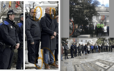 PP manipula una foto para ocultar a «Vecinos por Majadahonda» en un acto de homenaje a la Guardia Civil: malestar en la Oposición