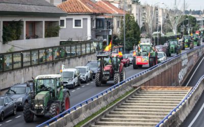 El fotógrafo Iván Marcos recoge el histórico paso de la «Tractorada» por Majadahonda: balance de Agricultores y Ganaderos