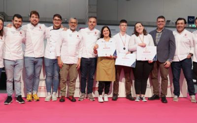 Claudia Herranz, estudiante del María de Zayas (Majadahonda), proclamada mejor pastelera de España 2024