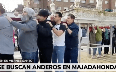 La Hermandad del Cristo de los Remedios de Majadahonda solicita anderos porque ve en riesgo su procesión de Semana Santa: «No tenemos relevo para descansar»