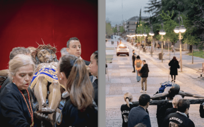 Espectaculares imágenes de la segunda procesión de Semana Santa majariega con el emotivo Vía Crucis por las calles de Majadahonda