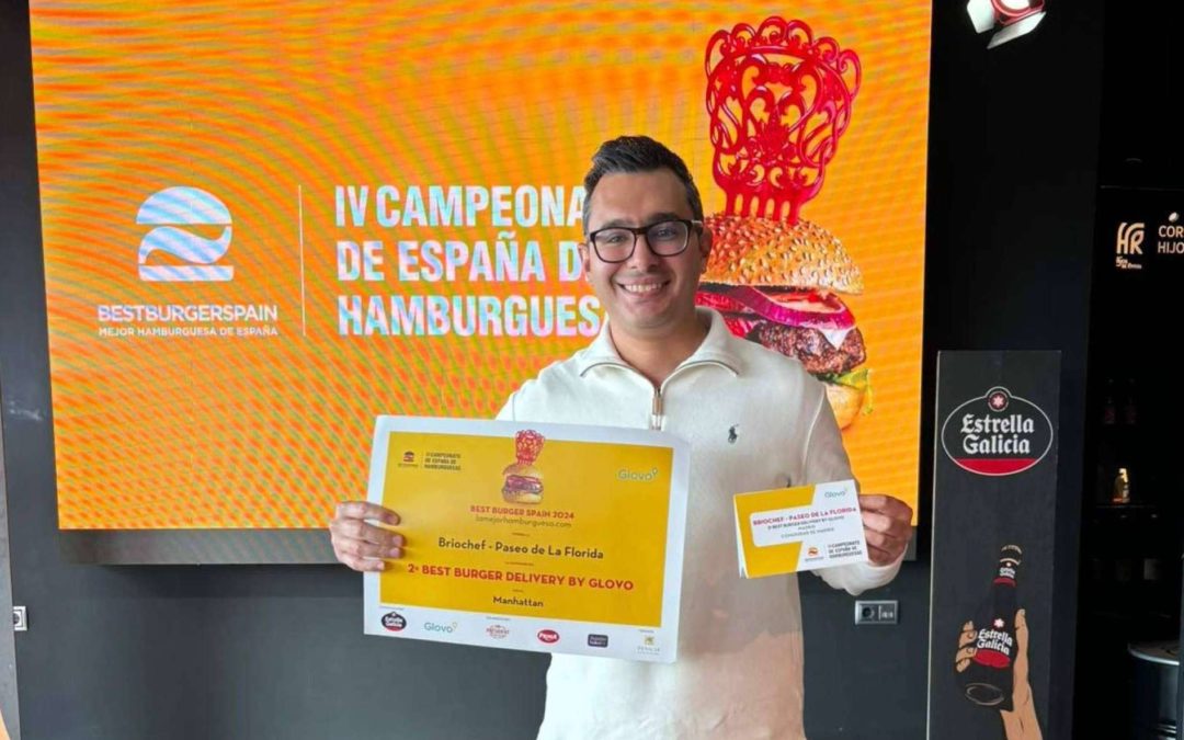 Briochef se convierte en la segunda mejor hamburguesa delivery de España