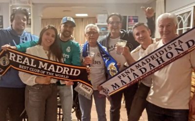 Bares, restaurantes y hogares majariegos, junto a la Peña Madridista Majadahonda, festejan la victoria del Real Madrid frente al Bayern