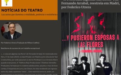 La revista brasileña «Noticias do Teatro» traduce y publica un artículo de Federico Utrera en MJD Magazin sobre el último estreno de Arrabal en España