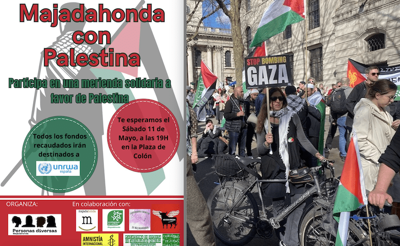 7 asociaciones de Majadahonda organizan una «merienda solidaria» en favor de Palestina: recaudan fondos para Naciones Unidas (ONU)