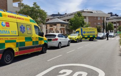 Otra mujer de 55 años atropellada en Las Rozas y trasladada al Hospital Puerta de Hierro Majadahonda con fractura de pelvis: asistencia del 112