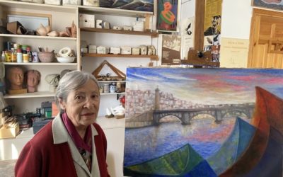 Carmen Perujo, artista majariega de 94 años: “Andalucía es mi tierra, Sevilla mi ciudad y Majadahonda mi pueblo”