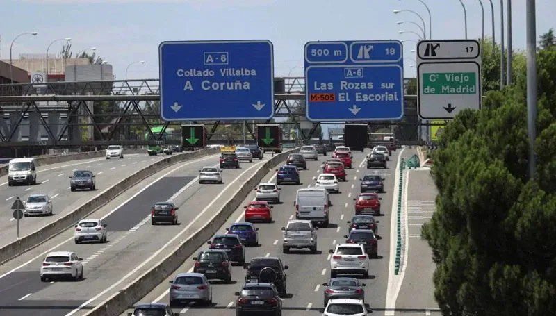 Los cortes nocturnos en la A-6 (Carretera de La Coruña) en Majadahonda y Las Rozas hasta finales de mayo por asfaltado