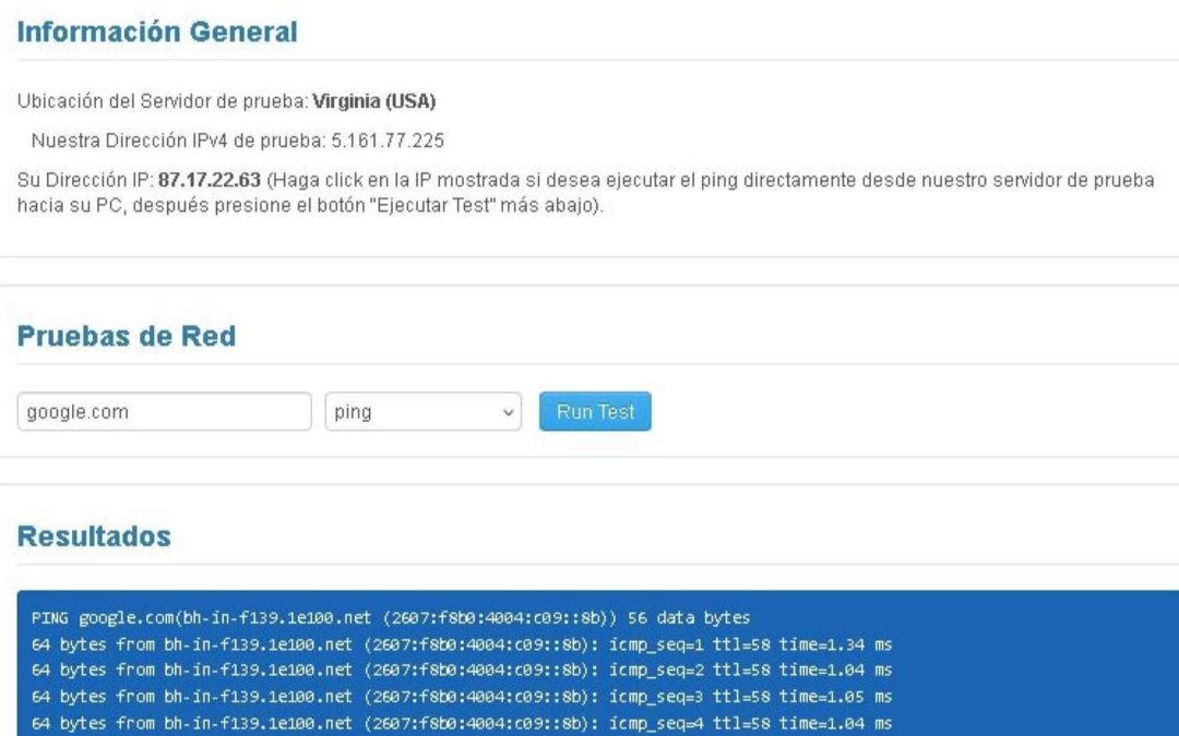 ¿Cómo y por qué hacer ping a un website?, por VPSuniverse