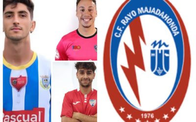 Tres nuevos fichajes del Rayo Majadahonda: Kevin Manzano (Arandina), Adrián Fernández (Adarve) y Adrián Expósito (Estepona)