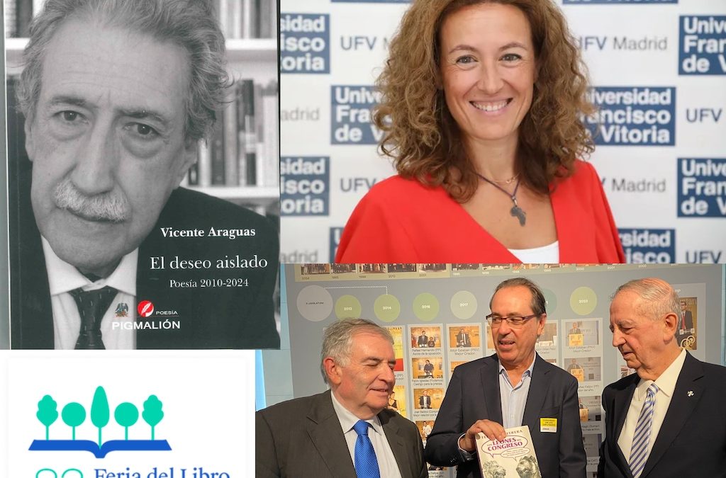 Autores de Majadahonda en la Feria del Libro de Madrid 2024: Vicente Araguas, María Crespí y Federico Utrera