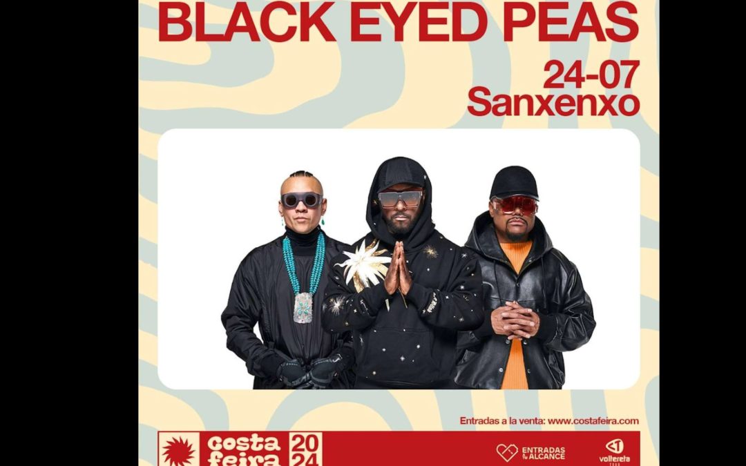Costa Feira anuncia BLACK EYED PEAS como cabeza de cartel del festival durante la rueda de prensa