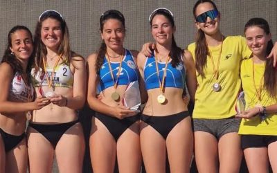 Hegemonía de los Clubes de Voley Playa Majadahonda y Las Rozas en los campeonatos absolutos, sub 19 y sub 17 de la Comunidad de Madrid