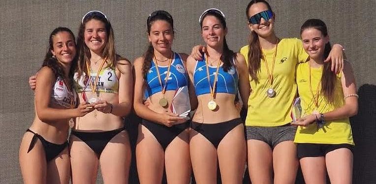 Hegemonía de los Clubes de Voley Playa Majadahonda y Las Rozas en los campeonatos absolutos, sub 19 y sub 17 de la Comunidad de Madrid