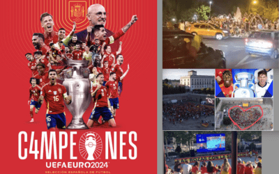 Majadahonda y el Oeste de Madrid celebran con civismo el triunfo de España con la «roja» en la Eurocopa 2024