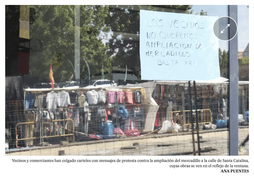 El Mercadillo de Majadahonda vuelve a ser noticia pero esta vez de forma negativa: los reportajes en la prensa nacional y local
