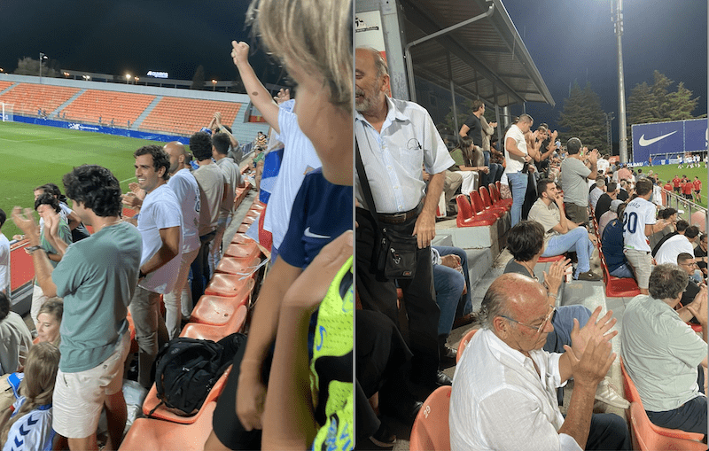 Las 30 mejores fotos de la afición del Rayo Majadahonda ante el Conquense y las crónicas deportivas con los futbolistas más destacados