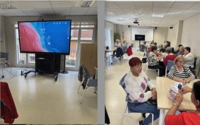 Los mayores del Centro de Majadahonda consiguen el nuevo Bingo digital: «la sala, llena a rebosar»